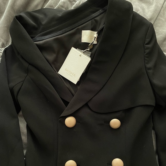 Misha collection Tux mini dress - Picture 2 of 6